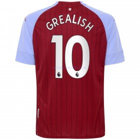 Herre Fotballdrakter Aston Villa Jack Grealish 10 Hjemme 2020-21 Kortermet